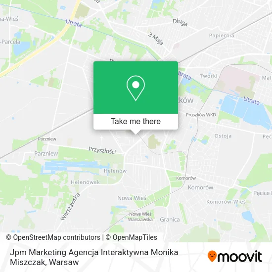 Карта Jpm Marketing Agencja Interaktywna Monika Miszczak