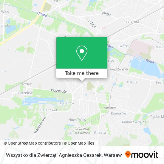 Wszystko dla Zwierząt' Agnieszka Cesarek map