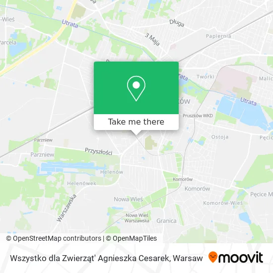 Карта Wszystko dla Zwierząt' Agnieszka Cesarek