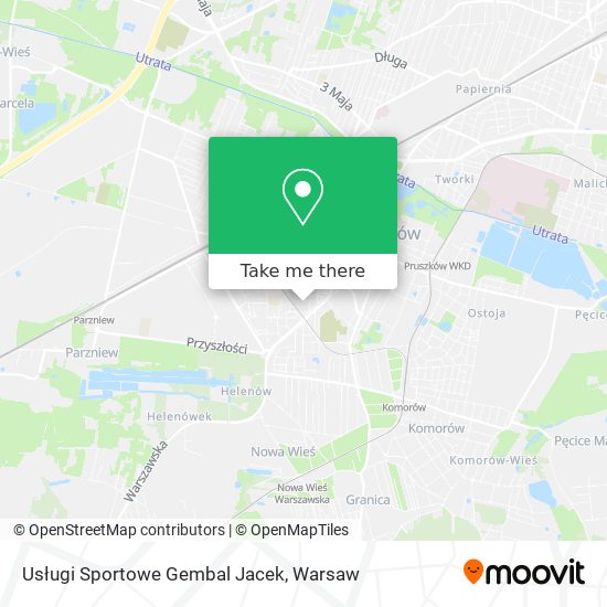 Usługi Sportowe Gembal Jacek map