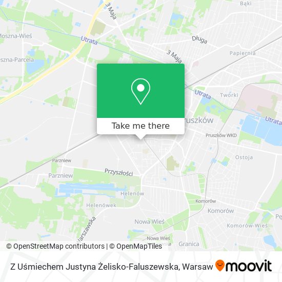 Z Uśmiechem Justyna Żelisko-Faluszewska map