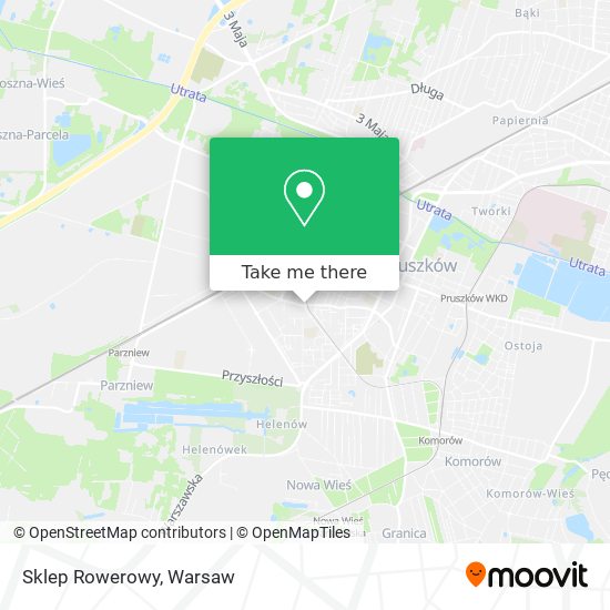 Sklep Rowerowy map