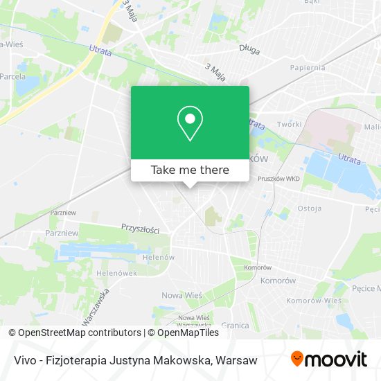 Vivo - Fizjoterapia Justyna Makowska map