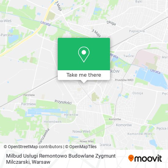 Milbud Usługi Remontowo Budowlane Zygmunt Milczarski map