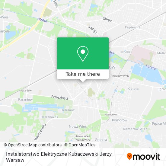 Instalatorstwo Elektryczne Kubaczewski Jerzy map