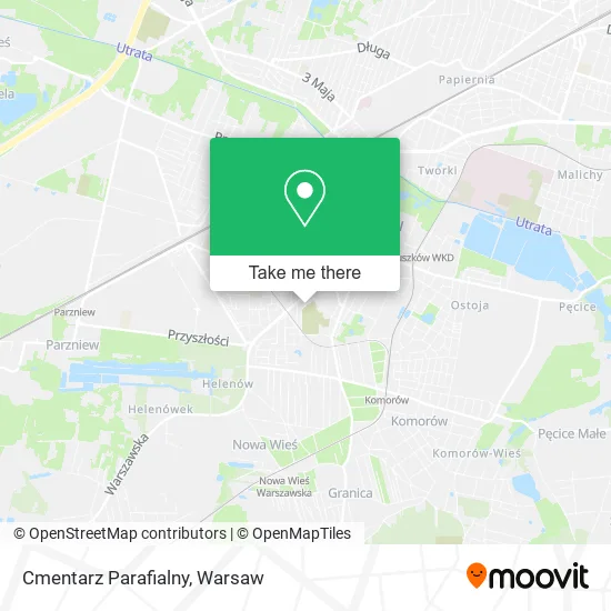 Cmentarz Parafialny map