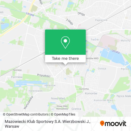 Mazowiecki Klub Sportowy S.A. Wierzbowski J. map