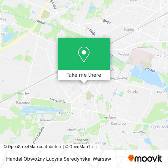 Handel Obwoźny Lucyna Seredyńska map