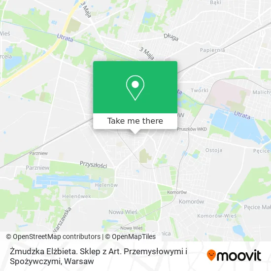 Карта Żmudzka Elżbieta. Sklep z Art. Przemysłowymi i Spożywczymi