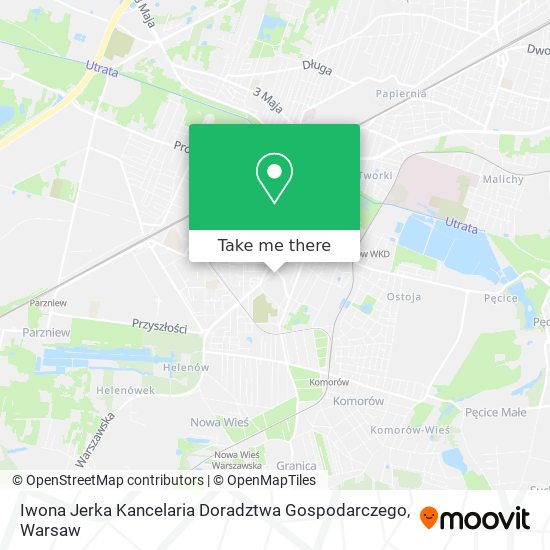 Iwona Jerka Kancelaria Doradztwa Gospodarczego map