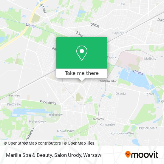 Marilla Spa & Beauty. Salon Urody map