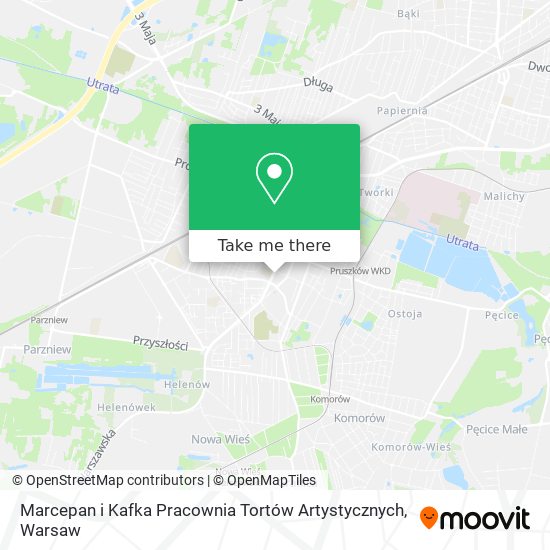 Marcepan i Kafka Pracownia Tortów Artystycznych map