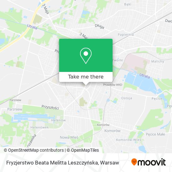 Fryzjerstwo Beata Melitta Leszczyńska map