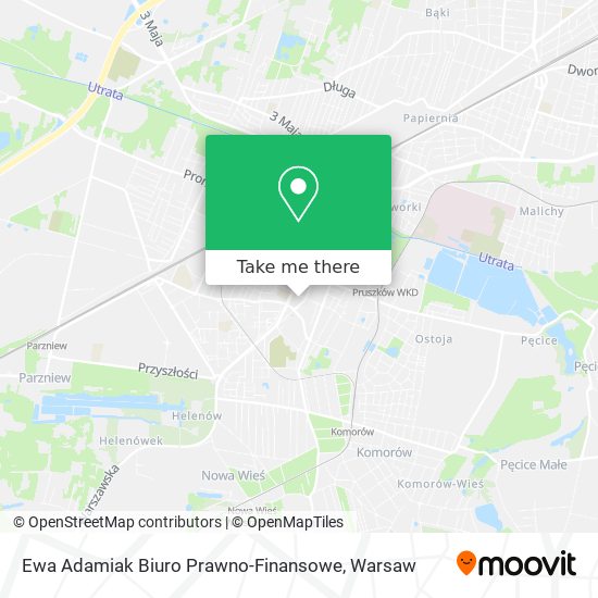 Ewa Adamiak Biuro Prawno-Finansowe map