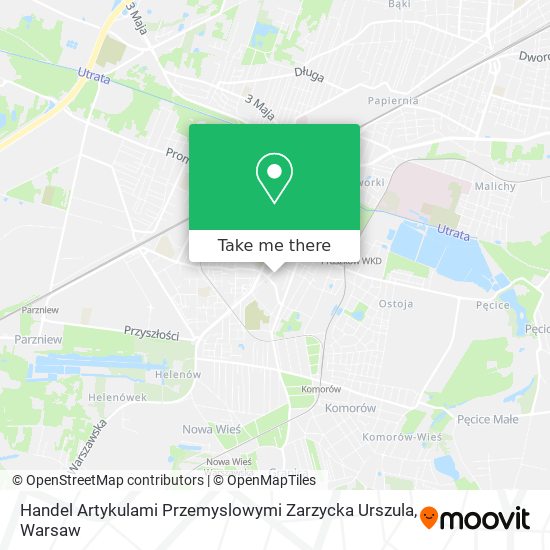 Handel Artykulami Przemyslowymi Zarzycka Urszula map