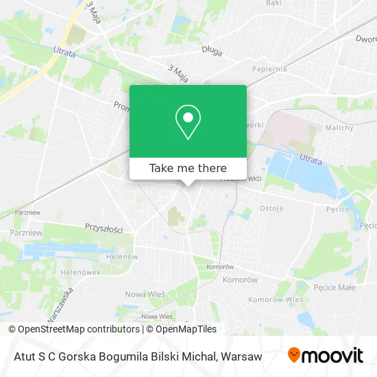 Карта Atut S C Gorska Bogumila Bilski Michal