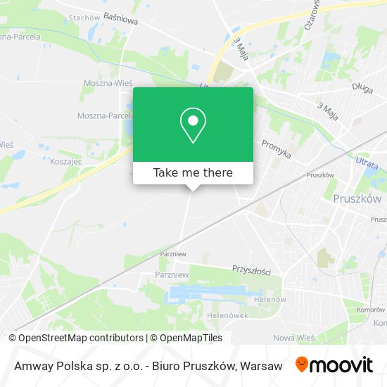 Amway Polska sp. z o.o. - Biuro Pruszków map