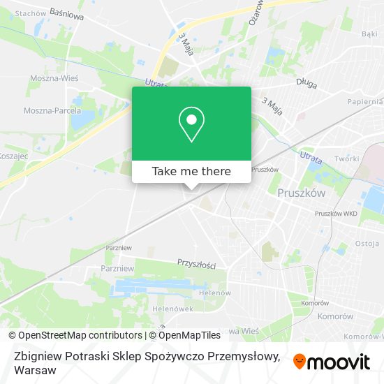 Zbigniew Potraski Sklep Spożywczo Przemysłowy map