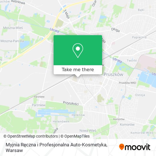 Myjnia Ręczna i Profesjonalna Auto-Kosmetyka map