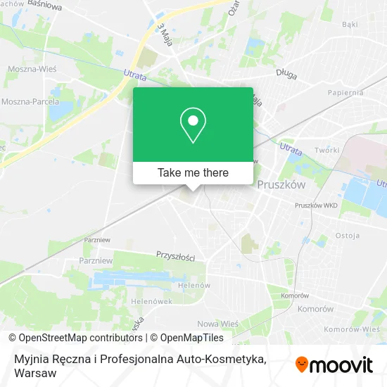 Карта Myjnia Ręczna i Profesjonalna Auto-Kosmetyka