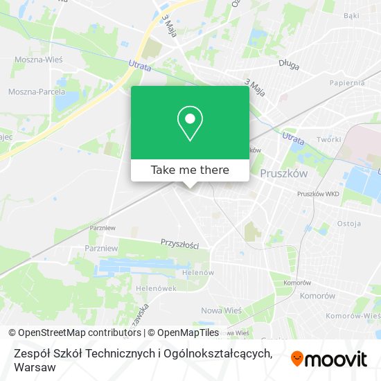 Карта Zespół Szkół Technicznych i Ogólnokształcących