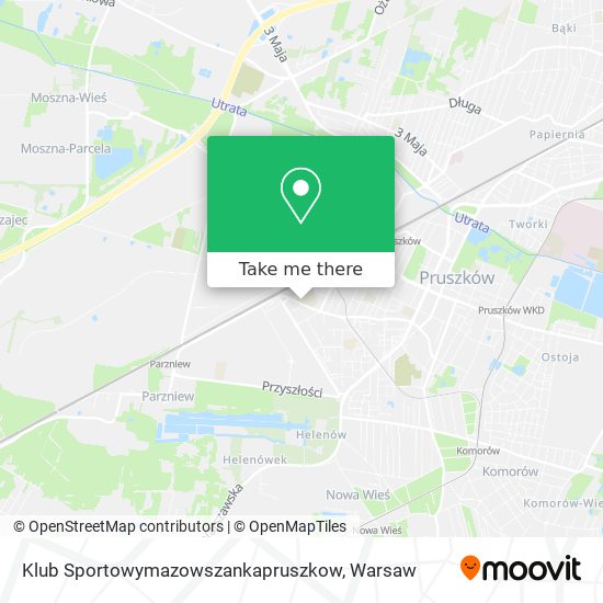 Klub Sportowymazowszankapruszkow map