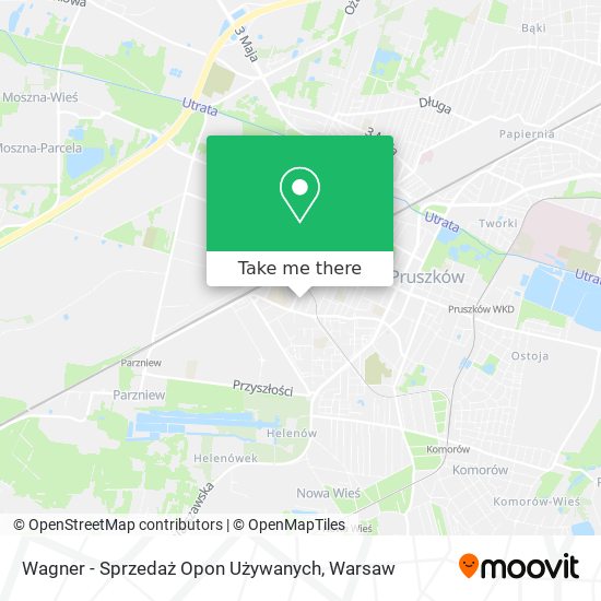 Wagner - Sprzedaż Opon Używanych map