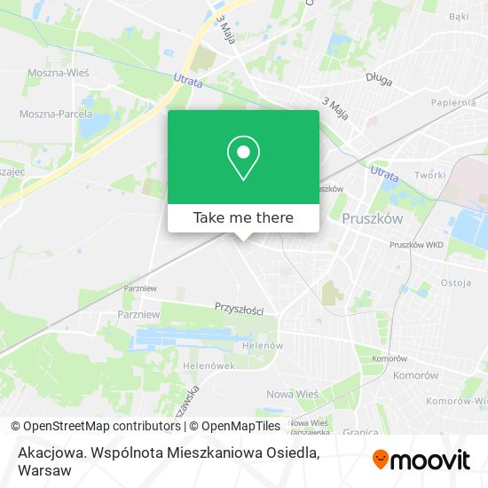 Akacjowa. Wspólnota Mieszkaniowa Osiedla map