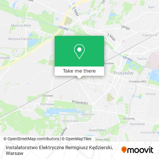 Instalatorstwo Elektryczne Remigiusz Kędzierski map