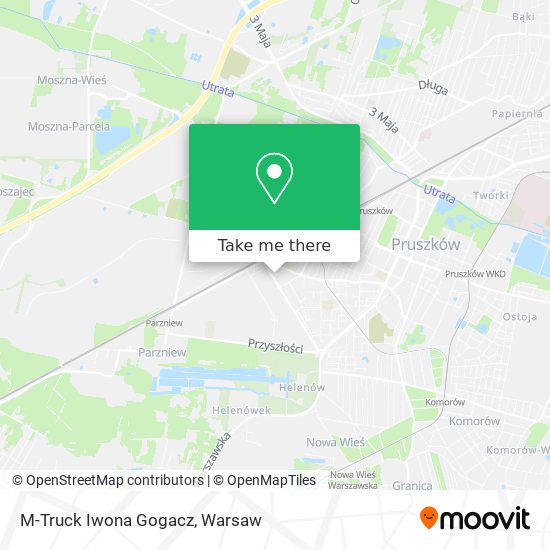 M-Truck Iwona Gogacz map