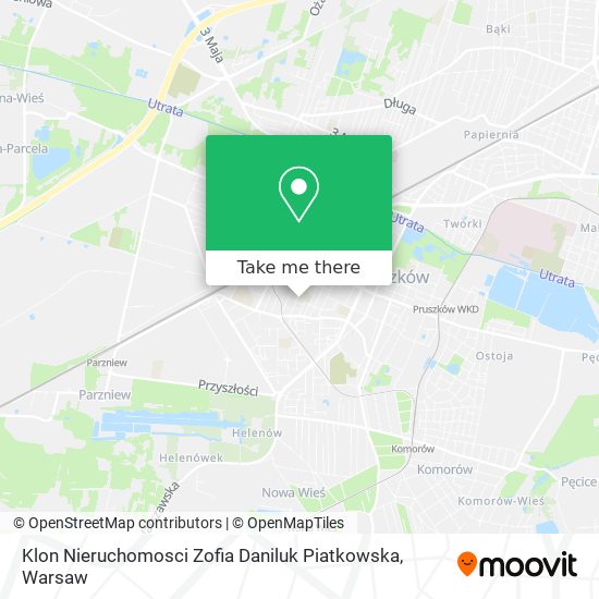 Klon Nieruchomosci Zofia Daniluk Piatkowska map