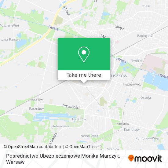 Pośrednictwo Ubezpieczeniowe Monika Marczyk map