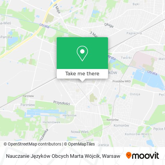 Nauczanie Języków Obcych Marta Wójcik map