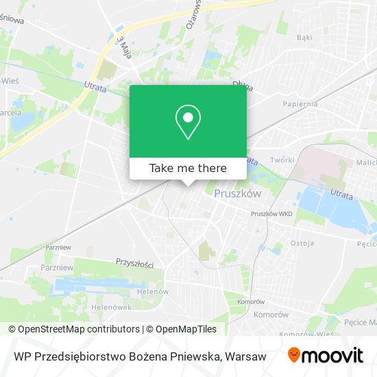 WP Przedsiębiorstwo Bożena Pniewska map