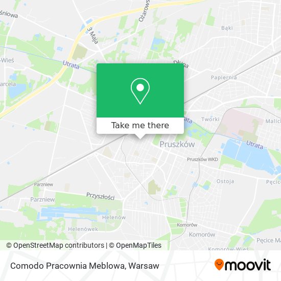 Comodo Pracownia Meblowa map