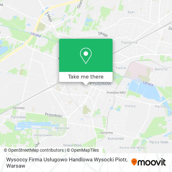 Wysoccy Firma Usługowo Handlowa Wysocki Piotr map