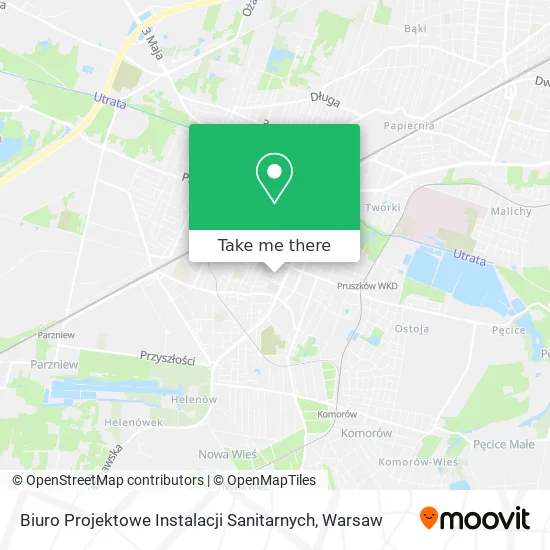 Карта Biuro Projektowe Instalacji Sanitarnych