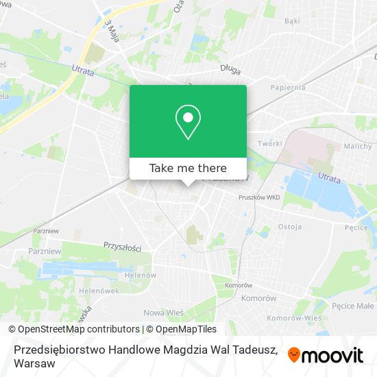 Przedsiębiorstwo Handlowe Magdzia Wal Tadeusz map