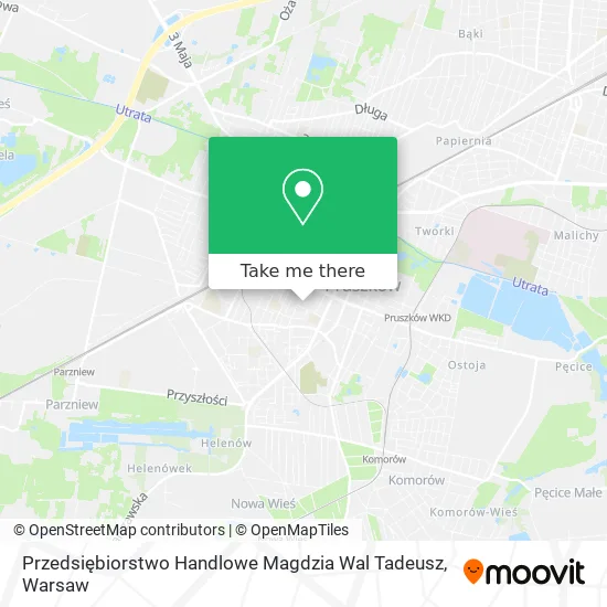 Przedsiębiorstwo Handlowe Magdzia Wal Tadeusz map