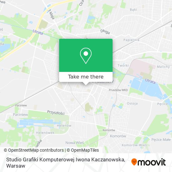 Studio Grafiki Komputerowej Iwona Kaczanowska map