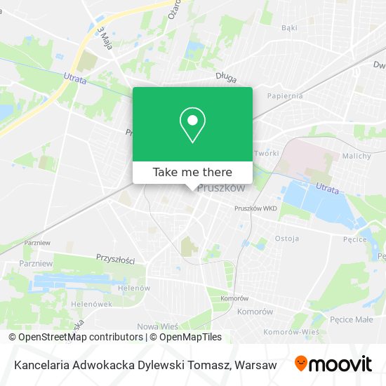 Kancelaria Adwokacka Dylewski Tomasz map