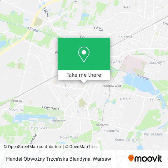 Handel Obwoźny Trzcińska Blandyna map