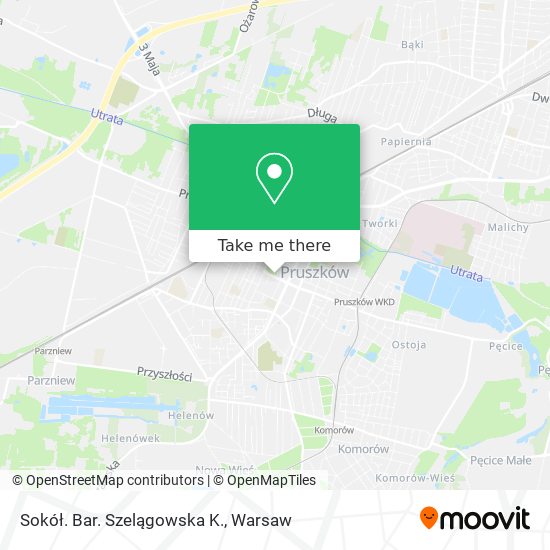 Sokół. Bar. Szelągowska K. map