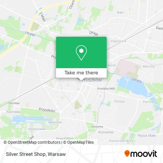 Silver Street Shop map