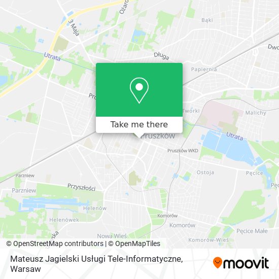 Mateusz Jagielski Usługi Tele-Informatyczne map