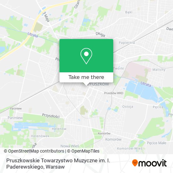 Pruszkowskie Towarzystwo Muzyczne im. I. Paderewskiego map