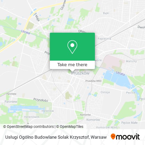 Usługi Ogólno Budowlane Solak Krzysztof map