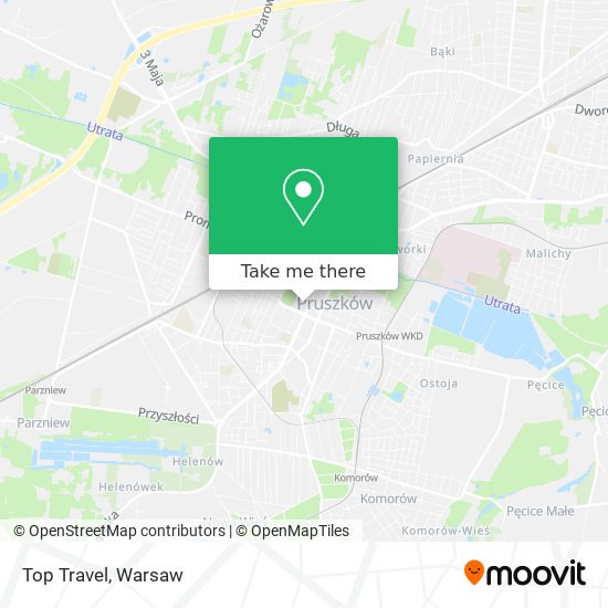 Top Travel map