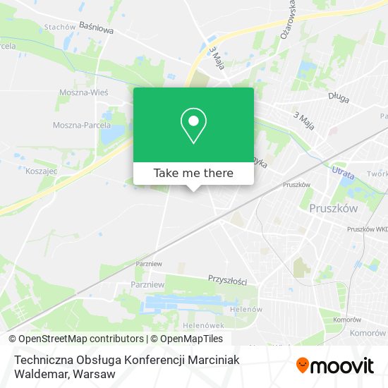 Techniczna Obsługa Konferencji Marciniak Waldemar map