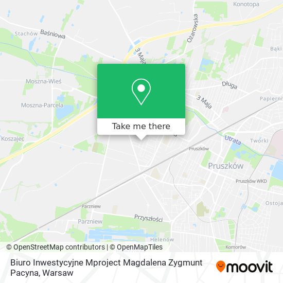 Biuro Inwestycyjne Mproject Magdalena Zygmunt Pacyna map